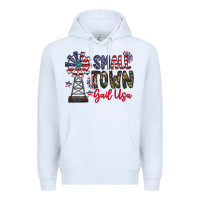 White small town gail usa Premium Hoodie - CowhideDigitalArt