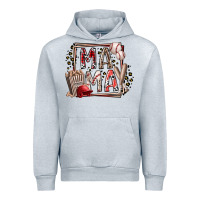 Heather Grey mama baseball Urban Hoodie - RacoonDesign