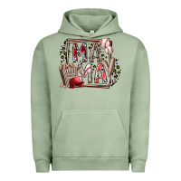 Pigment Oil Green mama baseball Urban Hoodie - RacoonDesign