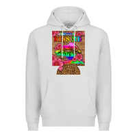 Dove Grey lgbtq kiss me  can cooler Premium Hoodie - HRA Design Shop