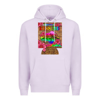 Lilac lgbtq kiss me  can cooler Premium Hoodie - HRA Design Shop