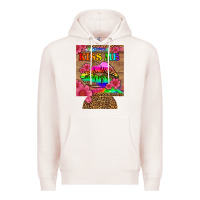 Pale Pink lgbtq kiss me  can cooler Premium Hoodie - HRA Design Shop