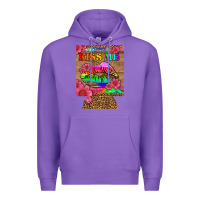 Purple lgbtq kiss me  can cooler Premium Hoodie - HRA Design Shop