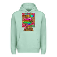 Seafoam lgbtq kiss me  can cooler Premium Hoodie - HRA Design Shop