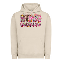 Pigment French Oak mama is valentine Urban Hoodie - RacoonDesign