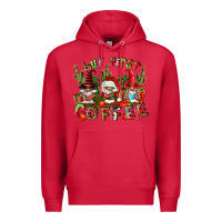 Cardinal but first coffee Premium Hoodie - FaDigitalArtStudio