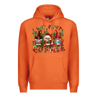 Carrot but first coffee Premium Hoodie - FaDigitalArtStudio