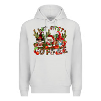 Dove Grey but first coffee Premium Hoodie - FaDigitalArtStudio