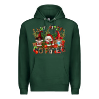 Sports Green but first coffee Premium Hoodie - FaDigitalArtStudio