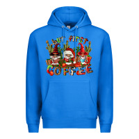 True Royal but first coffee Premium Hoodie - FaDigitalArtStudio