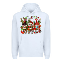 White but first coffee Premium Hoodie - FaDigitalArtStudio