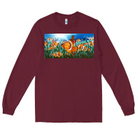 Burgundy clown fish  license plate Long Sleeve Tee - BarkalooDesign