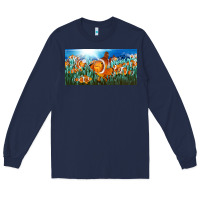 Navy clown fish  license plate Long Sleeve Tee - BarkalooDesign