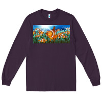 Plum clown fish  license plate Long Sleeve Tee - BarkalooDesign