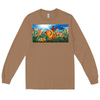 Toasted Coconut clown fish  license plate Long Sleeve Tee - BarkalooDesign