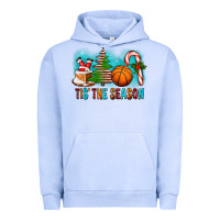 Pigment Grape Ice Tis The Season Christmas With Basketball And Candy Cane Urban Hoodie - FaDigitalArtStudio