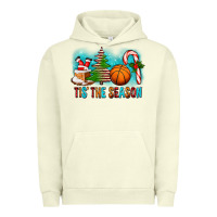 Pigment Pistachio Tis The Season Christmas With Basketball And Candy Cane Urban Hoodie - FaDigitalArtStudio