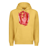 Antique Gold Catchers Mitt Fa Element Premium Hoodie - FaDigitalArtStudio