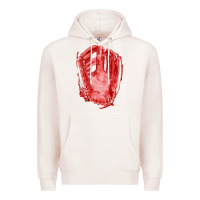 Pale Pink Catchers Mitt Fa Element Premium Hoodie - FaDigitalArtStudio