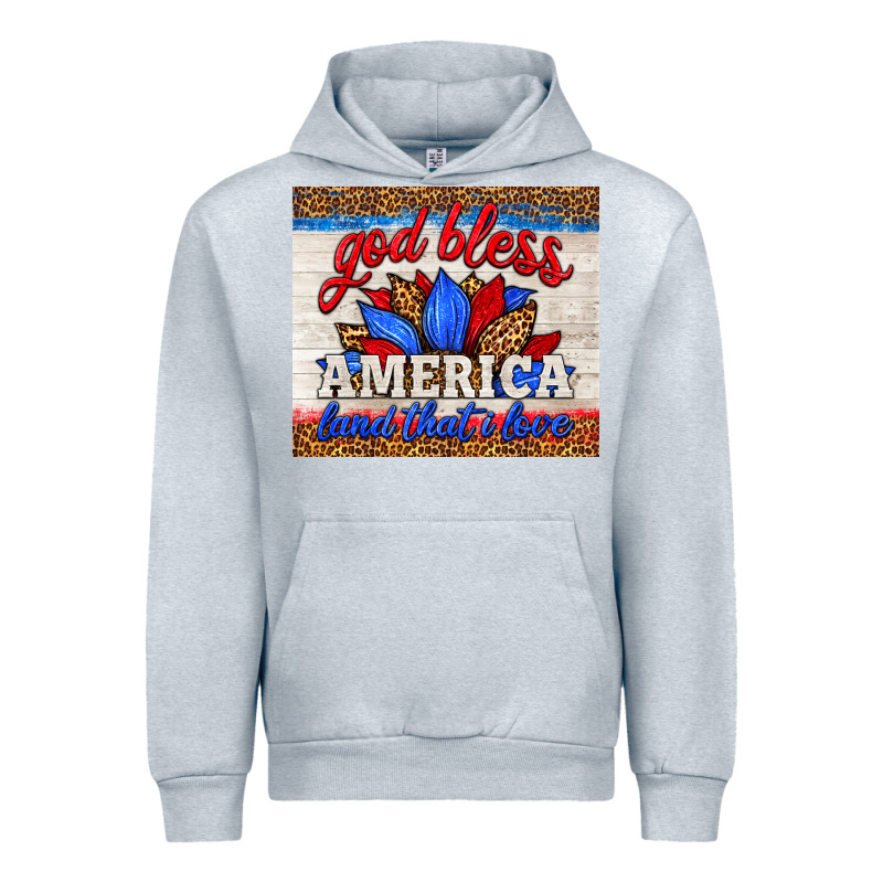 God Bless America Land That I Love Urban Hoodie by HRA Design Shop | Teevron