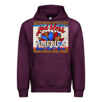 Mauve Wine god bless america land that i love Urban Hoodie - HRA Design Shop