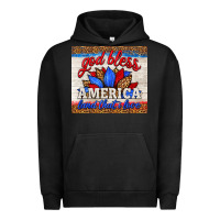 Pigment Black god bless america land that i love Urban Hoodie - HRA Design Shop