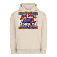 Pigment French Oak god bless america land that i love Urban Hoodie - HRA Design Shop