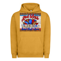 Pigment Peanut Butter god bless america land that i love Urban Hoodie - HRA Design Shop