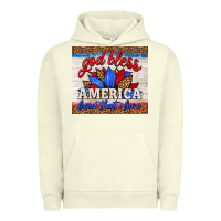 Pigment Pistachio god bless america land that i love Urban Hoodie - HRA Design Shop