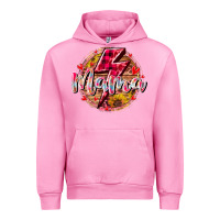 Fuchsia Pink mama lighting bolt Urban Hoodie - RacoonDesign