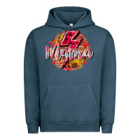 Pigment Midnight Navy mama lighting bolt Urban Hoodie - RacoonDesign