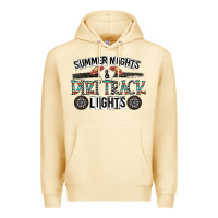 Pina Colada summer night & dirt track lights Premium Hoodie - CowhideDigitalArt