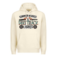 Sandshell summer night & dirt track lights Premium Hoodie - CowhideDigitalArt
