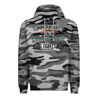 Slate Camo summer night & dirt track lights Premium Hoodie - CowhideDigitalArt
