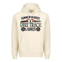 Tofu summer night & dirt track lights Premium Hoodie - CowhideDigitalArt