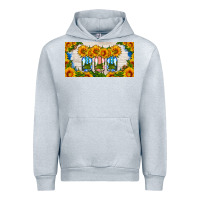 Heather Grey american mason jar sunflower license plate Urban Hoodie - HRA Design Shop