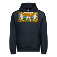 American Mason Jar Sunflower License Plate Urban Hoodie | Teevron