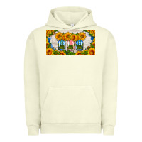 Pigment Pistachio american mason jar sunflower license plate Urban Hoodie - HRA Design Shop