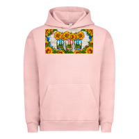 Pigment Salmon american mason jar sunflower license plate Urban Hoodie - HRA Design Shop