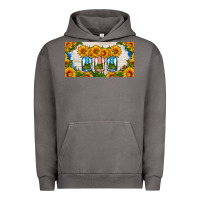 Pigment Tornado american mason jar sunflower license plate Urban Hoodie - HRA Design Shop
