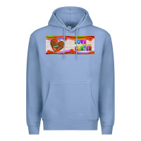 Colony Blue love has no gender mug 11 oz Premium Hoodie - HRA Design Shop