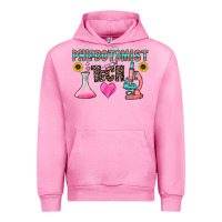 Fuchsia Pink phlebotomist tech Urban Hoodie - CowhideDigitalArt