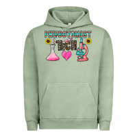 Pigment Oil Green phlebotomist tech Urban Hoodie - CowhideDigitalArt