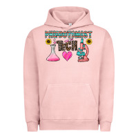 Pigment Salmon phlebotomist tech Urban Hoodie - CowhideDigitalArt