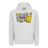 Dove Grey sunshine & sweet tea Premium Hoodie - CowhideDigitalArt