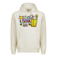 Oatmeal Heather sunshine & sweet tea Premium Hoodie - CowhideDigitalArt