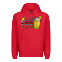 Red sunshine & sweet tea Premium Hoodie - CowhideDigitalArt