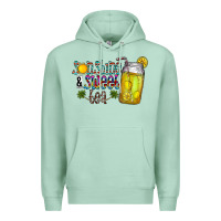 Seafoam sunshine & sweet tea Premium Hoodie - CowhideDigitalArt