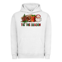 Pigment Lunar Rock Tis The Season Christmas With Football And Santa Urban Hoodie - FaDigitalArtStudio