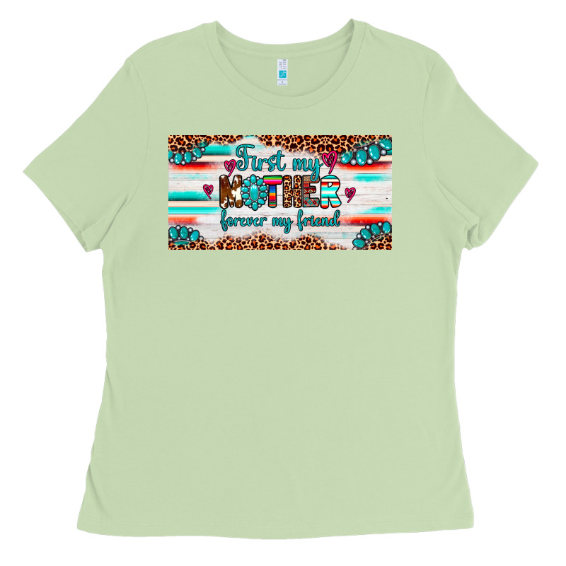 First My Mother Forever My Friend  License Plate Ladies Tee by Artiststas | Teevron